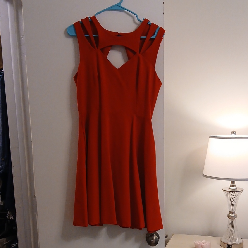Stylish Betsey Johnson Orange  Dress